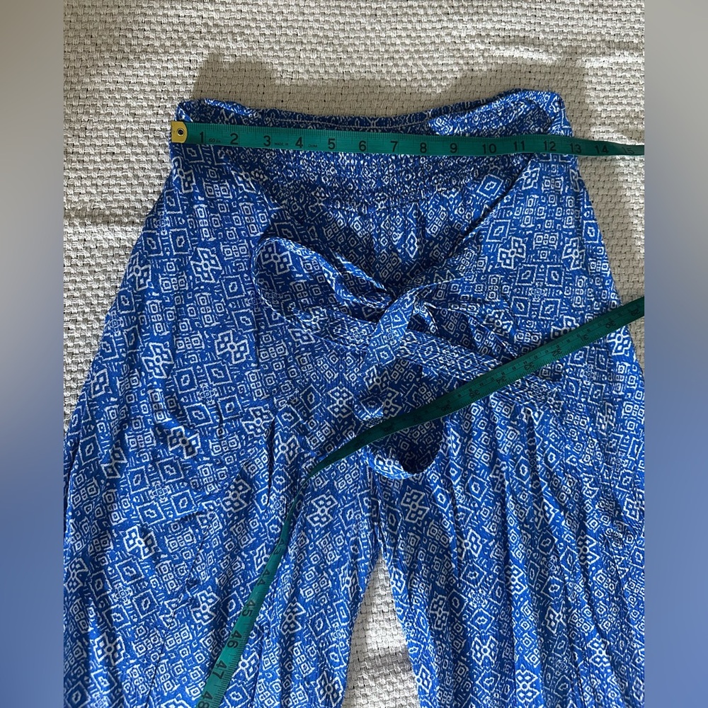 J. McLaughlin Wide Leg Tie-Front Bondi Beach Pants - Size Small - Picture 11 of 12